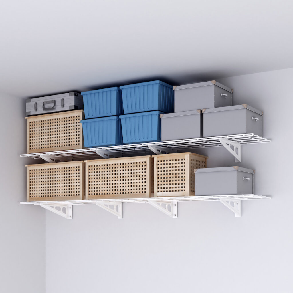 overhead storage racks