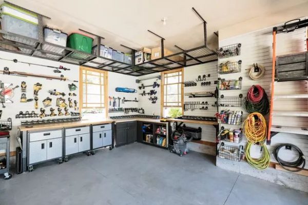 garage shelving White City