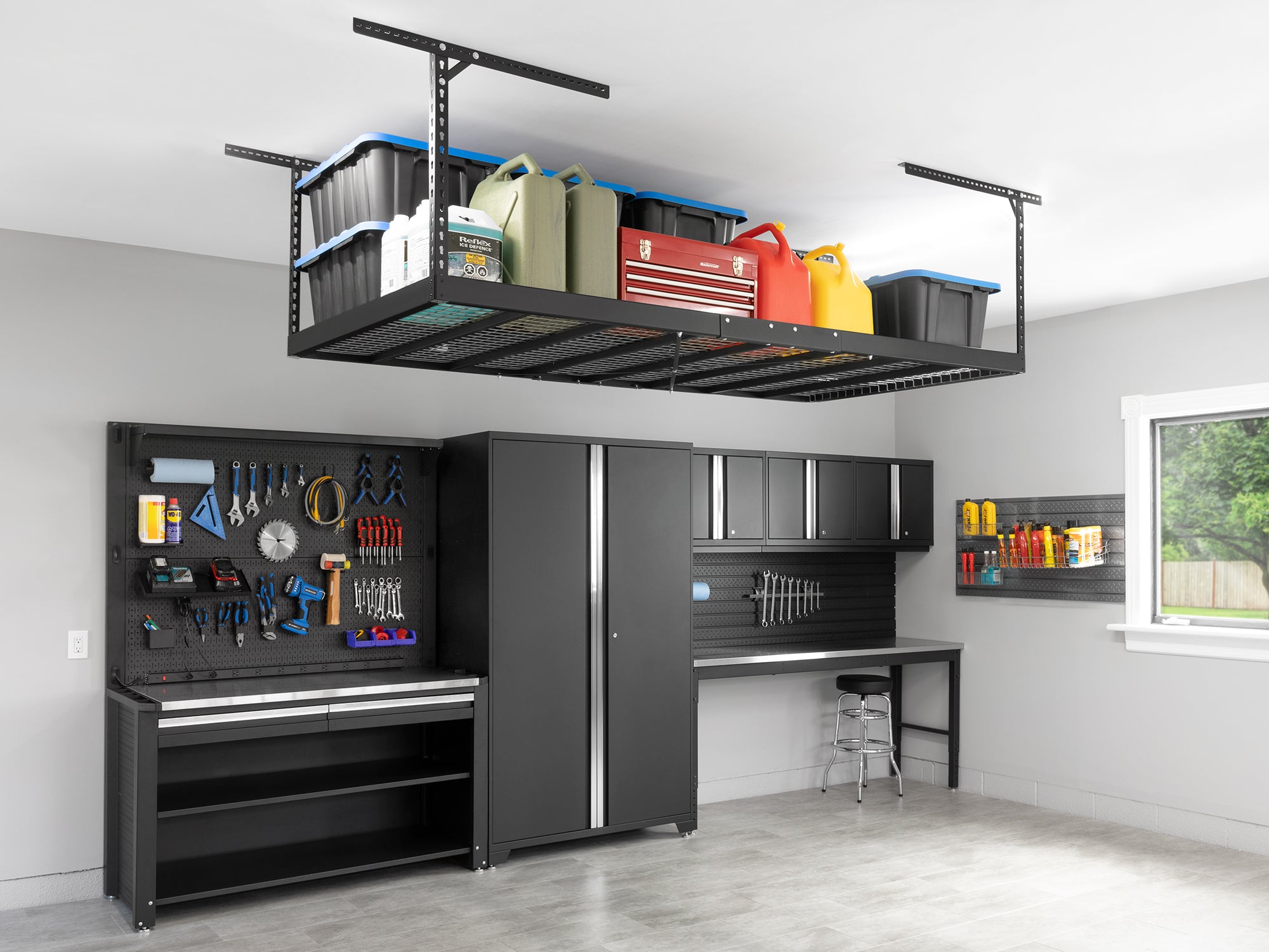 Make Your Garage Spacious with Overhead Storage Racks Mendon UT