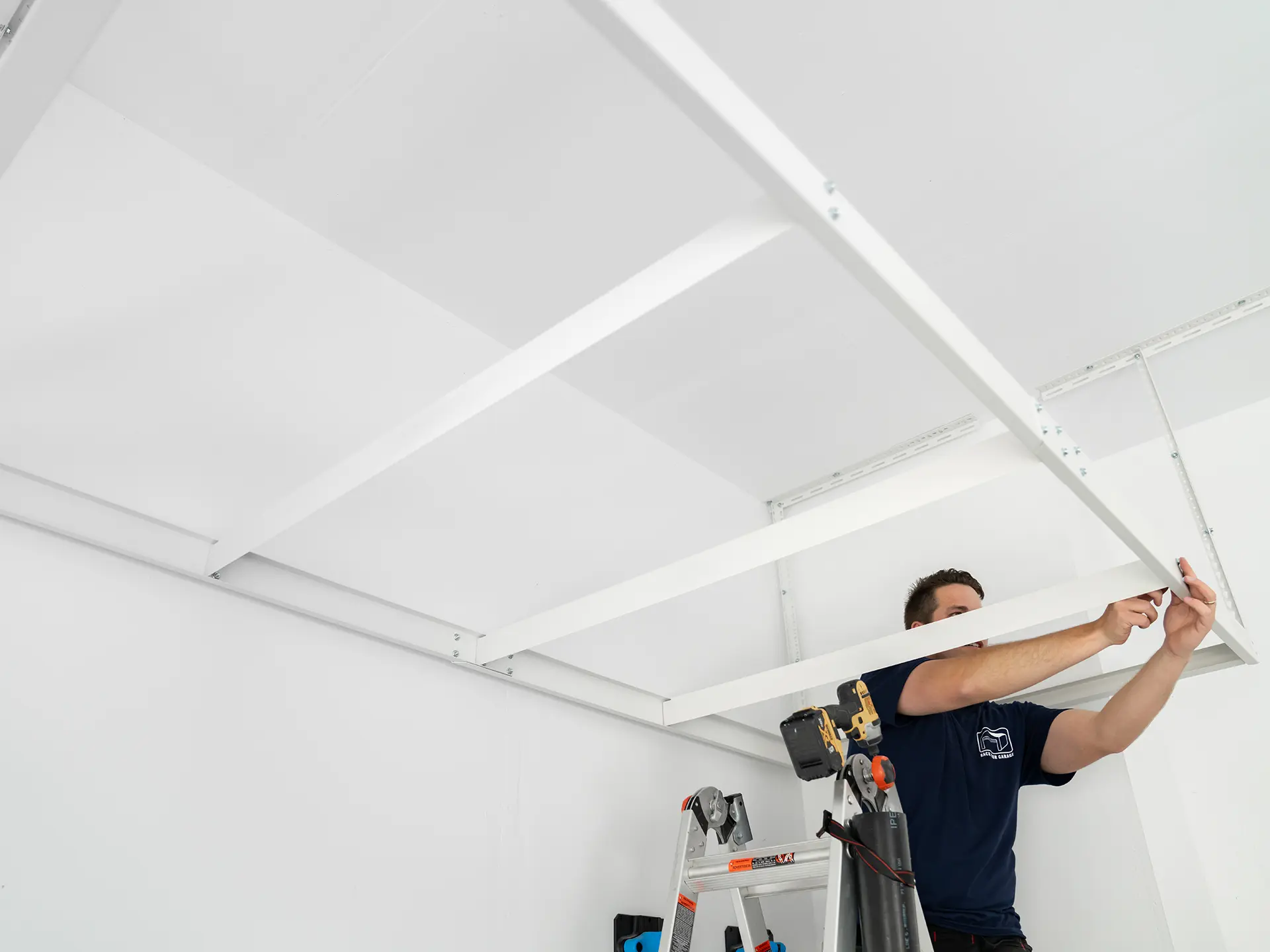 Garage racks installation